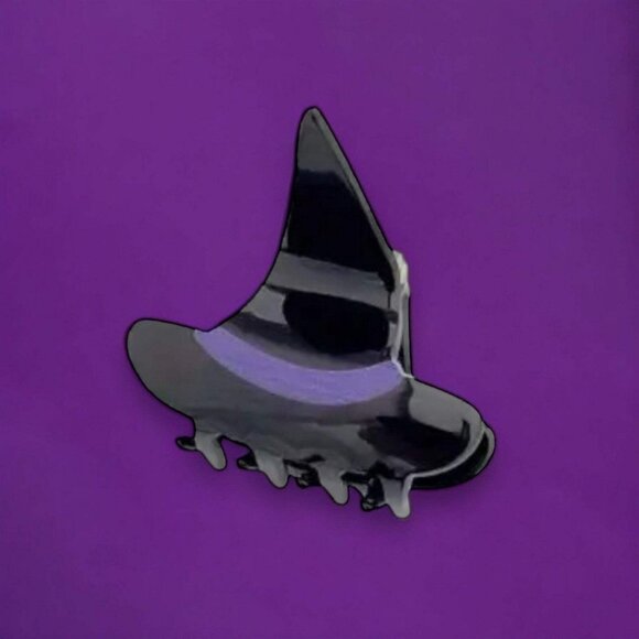 WITCHES HAT ACETATE CLAW CLIP - Picture 5 of 7